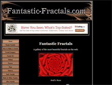 Tablet Screenshot of fantasticfractals.com